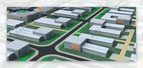 現代工廠建筑群3D模型設計與工業設計服務的融合創新
